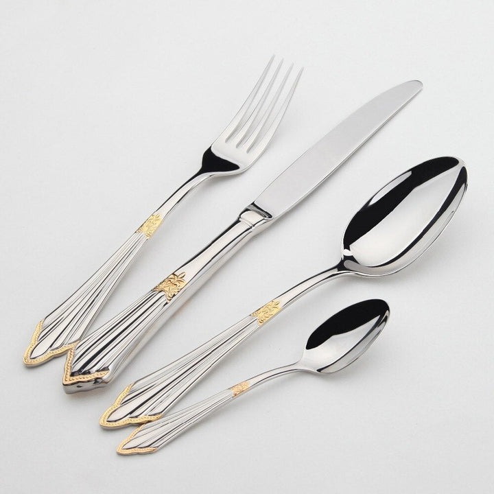 TableLuxe – Elegantes handgefertigtes Besteckset mit poliertem Finish