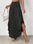 Amara – Entspannte Fließende Hose mit hohem Bund mit weitem Bein