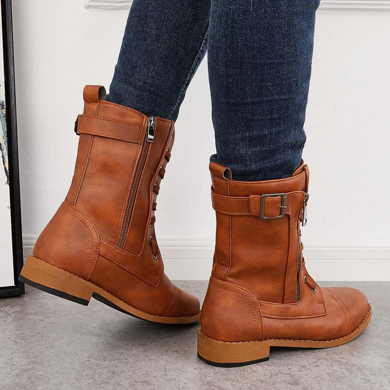 Belinda – Bequeme rutschfeste Schuhe mit seitlichem Reißverschluss