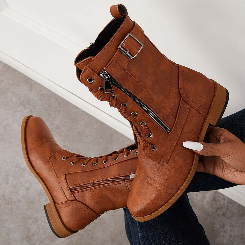 Belinda – Bequeme rutschfeste Schuhe mit seitlichem Reißverschluss