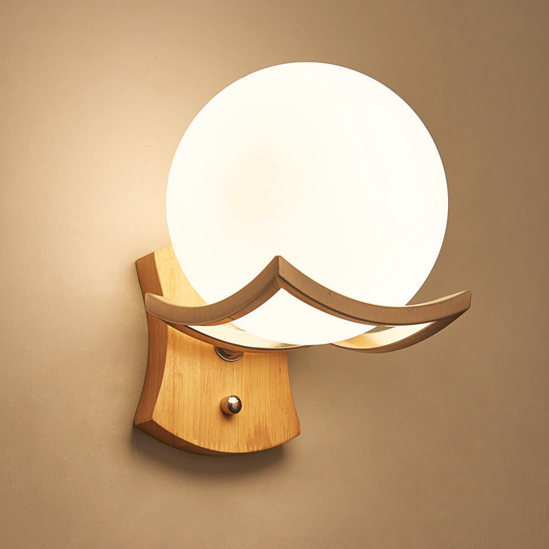 LumaNest – Runde Wandleuchte mit sanftem Licht und offenem Rahmen