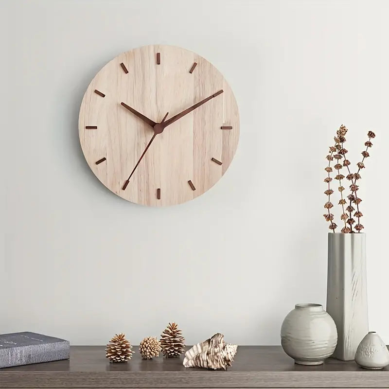 NatureTick – Moderne stumme Wanduhr für einzigartige Dekoration