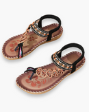 Amelia – Elegante Sandalen mit offener Spitze, elastischen Riemen und leichter Sohle