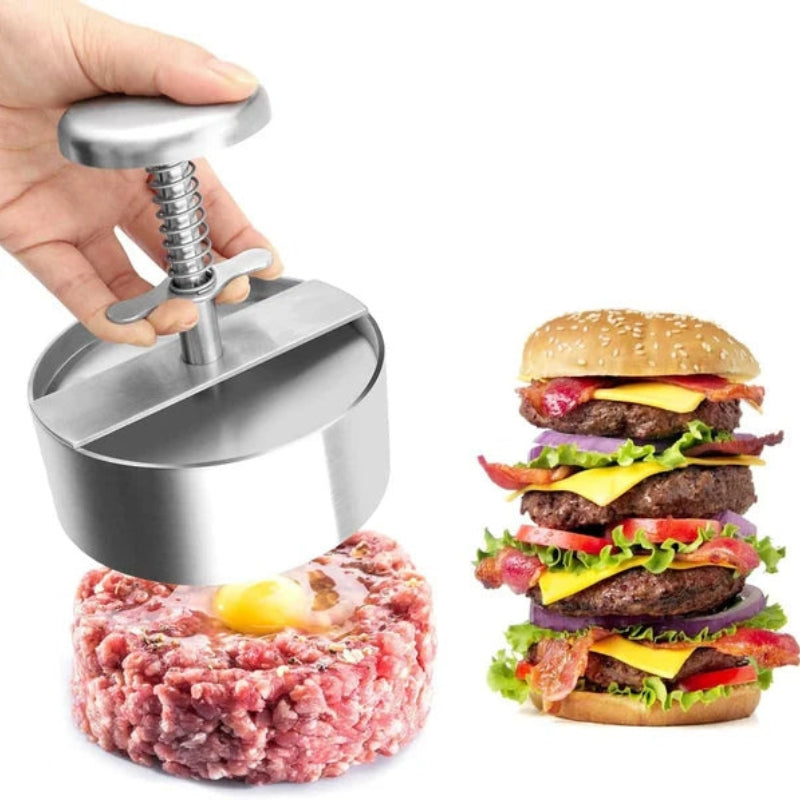 ShapeGrill – Runde ergonomische Burgerpresse mit Griff für perfekte Patties