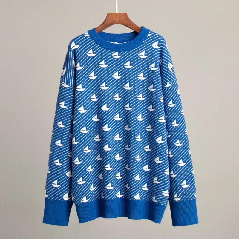 Alisa - Locker sitzender Pullover mit Rundhalsausschnitt und langen Ärmeln