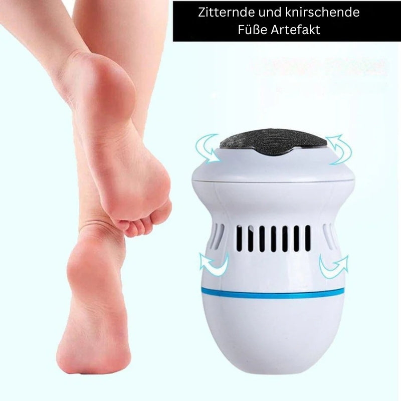 SilkiFeet - Tragbare elektrische Fußfeile zur Entfernung von Hornhaut und zur Behandlung rissiger Fersen