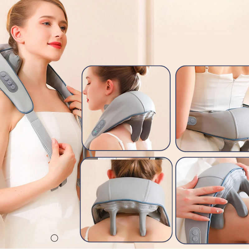 NeckTasia – Nackenmassagegerät für tiefe Entspannung zu Hause und Büro