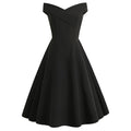 Selina – Modisches Schulterfrei Midikleid für einen eleganten Look