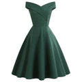 Selina – Modisches Schulterfrei Midikleid für einen eleganten Look