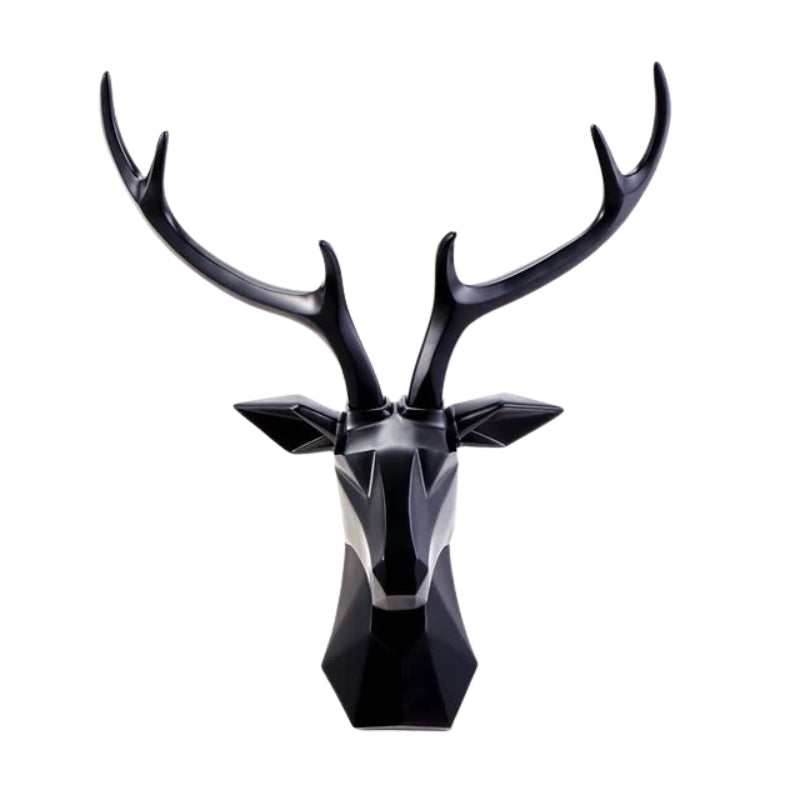 Regal Deer – Dekorative Wandskulptur mit Hirschkopf und realistischen Details