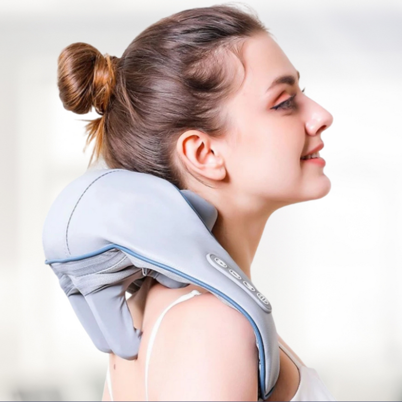 NeckTasia – Nackenmassagegerät für tiefe Entspannung zu Hause und Büro