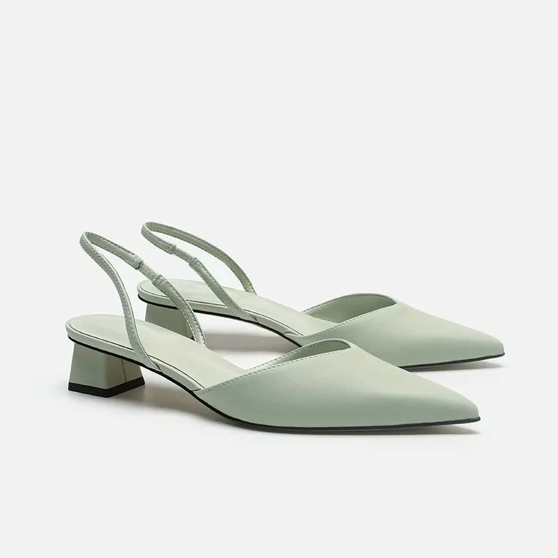 Bente - Bequeme rutschfeste Spitzenschuhe mit dünnem Riemen