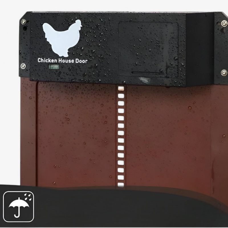 CluckShield – Automatischer Türschließer mit Lichtsensor für Hühnerställe