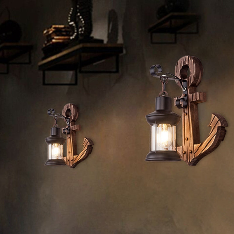 AnchorGlow – Anker Wandlampe mit Laterne für einzigartiges Dekor
