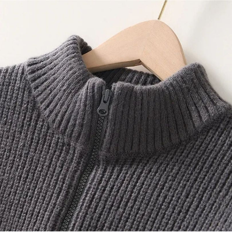 Otto - Warm Langärmelig Pullover Mit Reißverschluss