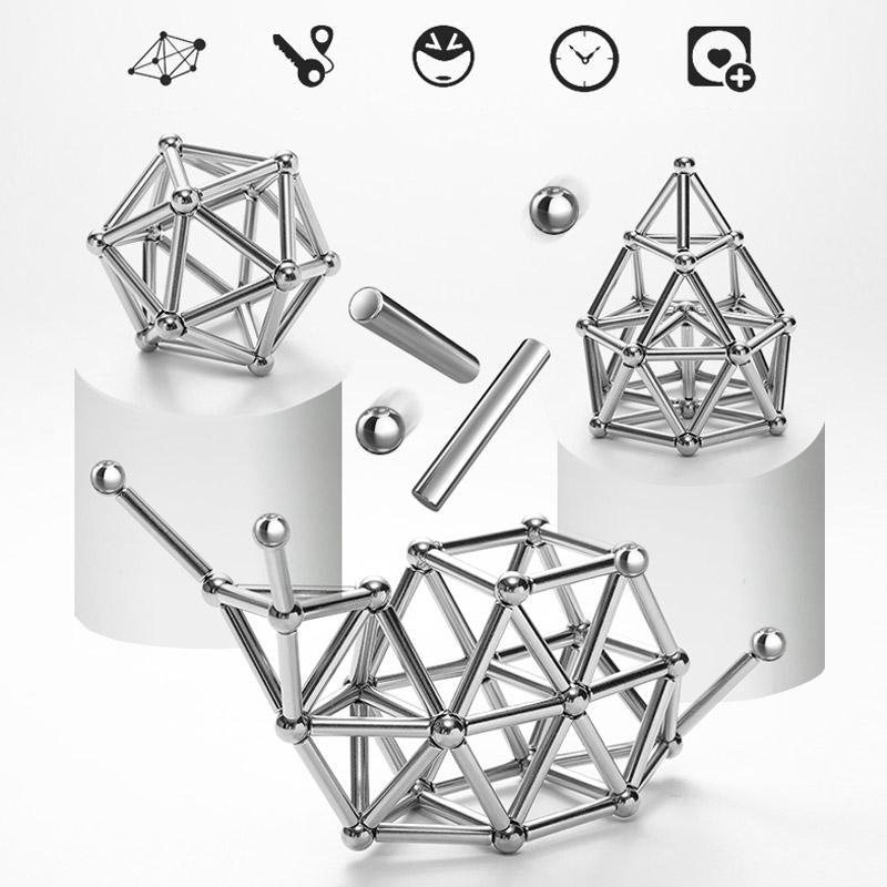 FocusSphere - Magnetische Kugeln Set Kreative und entspannende Stressabbau Spielzeug mit sphärischen Veränderungen