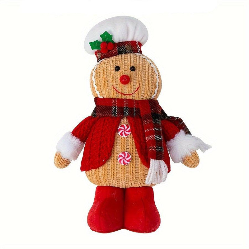 FestiveJoy - Dekor Handgefertigt Gestrickt Weihnachten Figuren