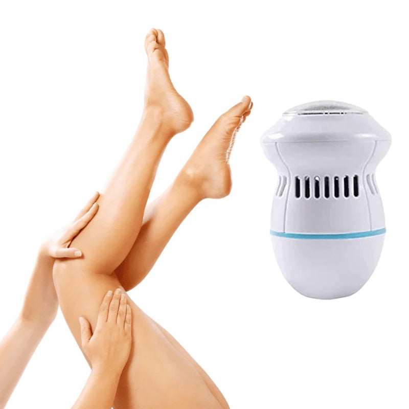 SilkiFeet - Tragbare elektrische Fußfeile zur Entfernung von Hornhaut und zur Behandlung rissiger Fersen