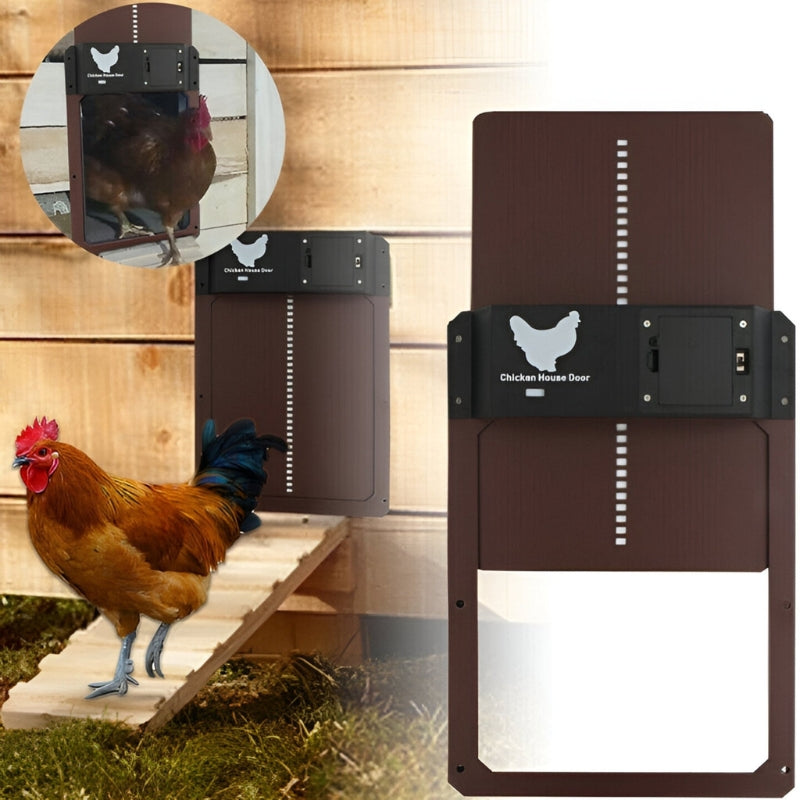 CluckShield – Automatischer Türschließer mit Lichtsensor für Hühnerställe