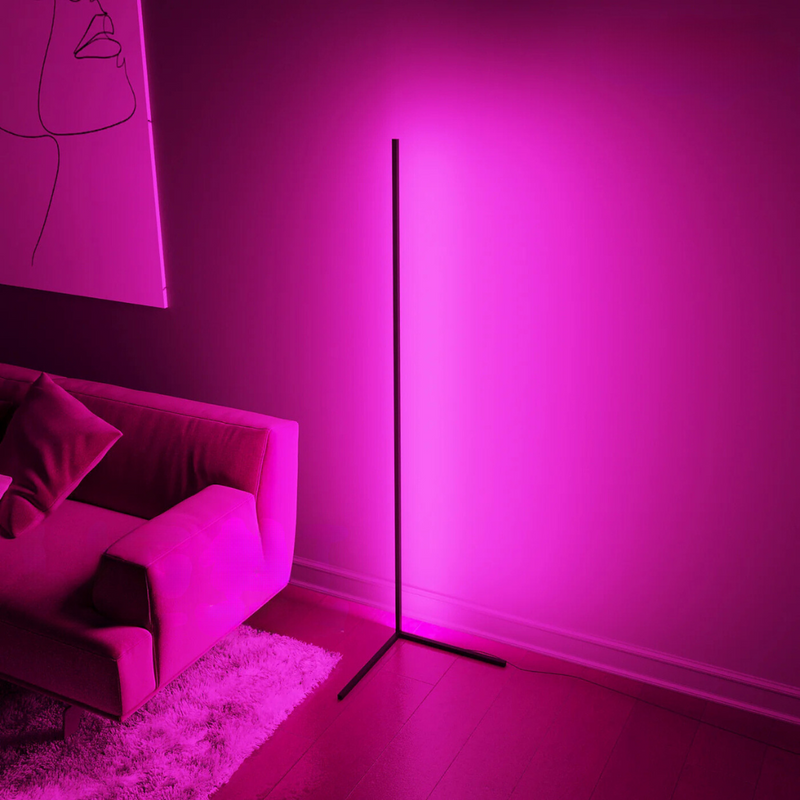 LumiWave - Moderne LED Stehleuchte mit lebhaften Multicolor Effekten