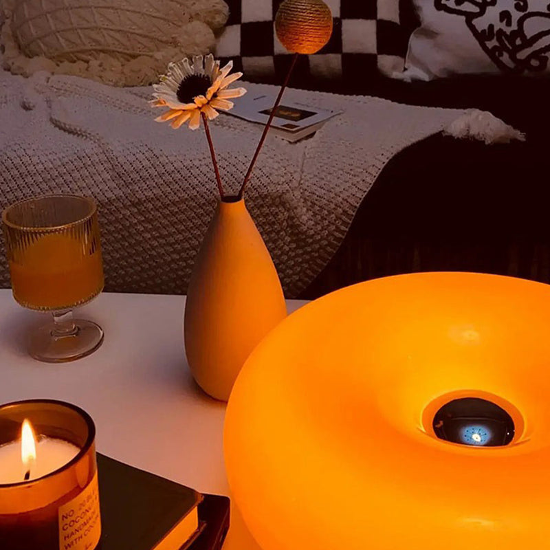 Donut-Lampe Orange