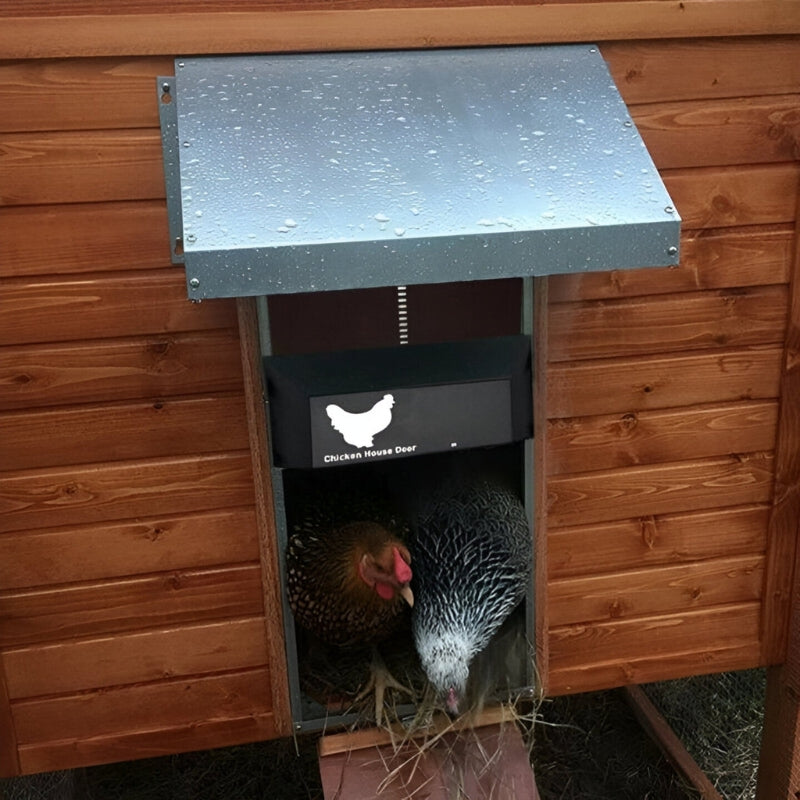 CluckShield – Automatischer Türschließer mit Lichtsensor für Hühnerställe