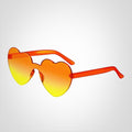 Elina – Herzförmige Sonnenbrille mit Farbverlauf und UV Schutz