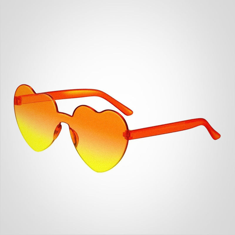 Elina – Herzförmige Sonnenbrille mit Farbverlauf und UV Schutz