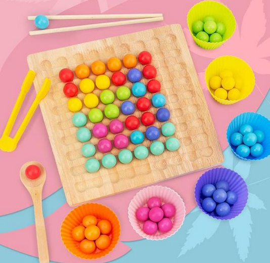 TinyBead – Montessori Holzpuzzle Zum Zuordnen