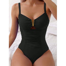 Zelina - Modischer und bequemer Badeanzug mit V Ausschnitt