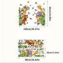 WildWalls - Tierische Wanddekoration Lustige und spielerische Aufkleber für Kinderzimmerdekoration