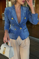 Zenobia – Lässige Langarmjacke mit Reverskragen und Taschen