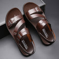 Noah – Offener Spitze Flache Sandalen mit Verstellbare Schnalle und rutschfeste Sohle