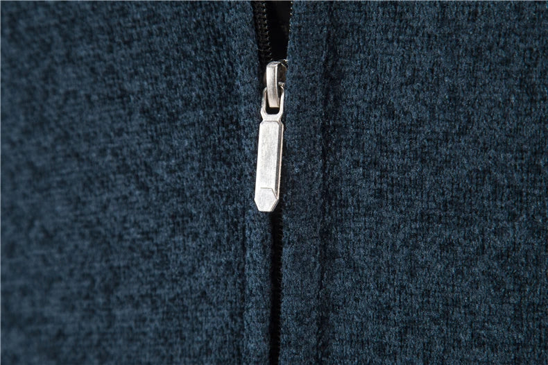Bruno - Langärmelige Schlank Reißverschluss Jacke Fit Taschen