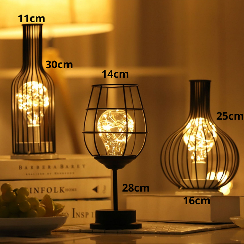 AuraGlow - Kabellose LED Tischleuchte mit modernem Gestaltung und einstellbarer Beleuchtung