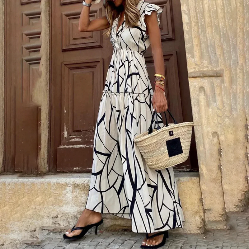 Georgia – Stilvolles Armelloses Maxikleid