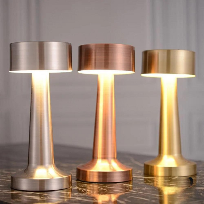 LumiPort - Wiederaufladbare kabellose Tischlampe für Schlafzimmer und Schreibtisch Dekoration