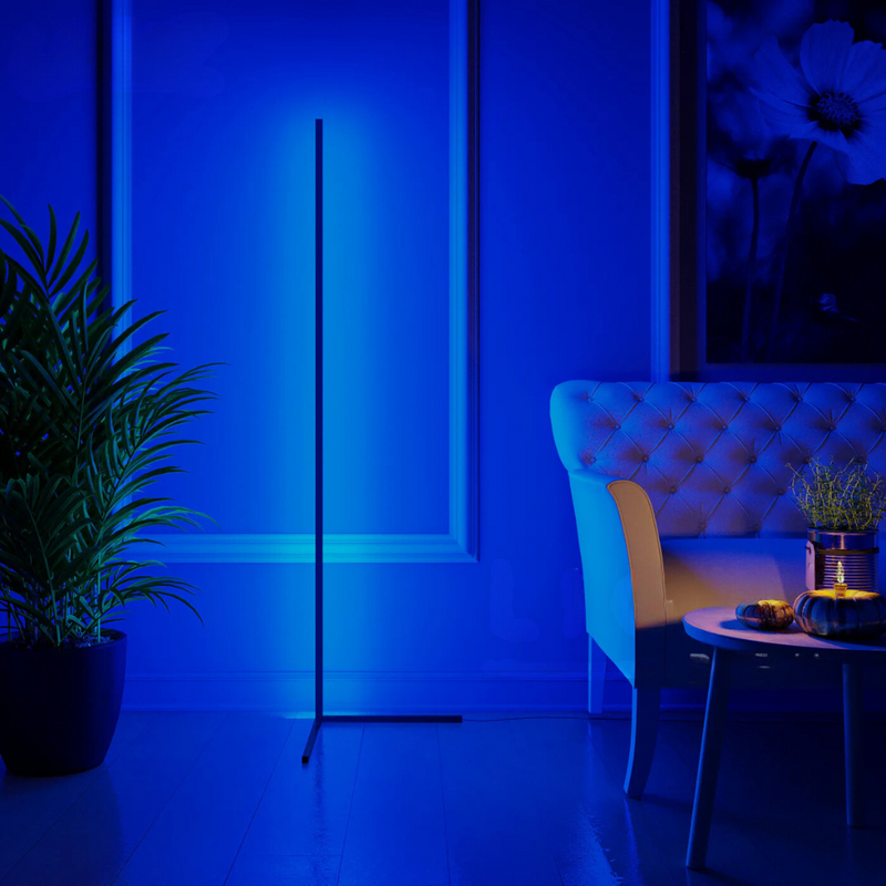 LumiWave - Moderne LED Stehleuchte mit lebhaften Multicolor Effekten