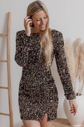Mila – Stylisches Rundhals Minikleid mit langen Ärmeln