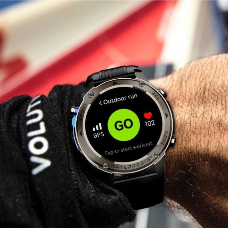 Dominik – GPS-Wander Smartwatch mit Notfallalarm und Im Freien Tracking Funktionen