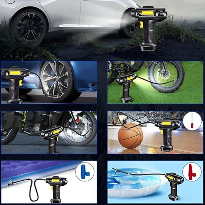AutoPulsar – Kompakter tragbarer Autokompressor mit Digitalanzeige