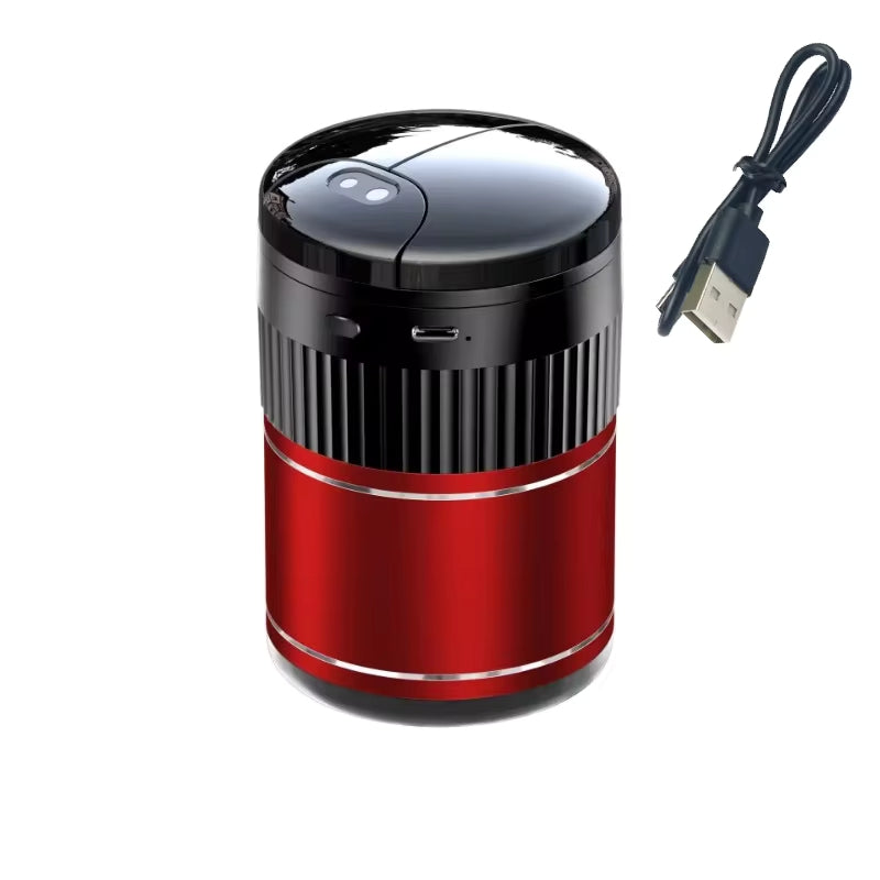 SmokeSeal – Smart Touch Autoaschenbecher mit USB Ladefunktion und Rauchclip