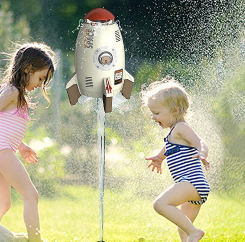 AquaFlyer - Fliegender Wasserraketen Sprinkler mit rotierenden schwimmenden Düsen