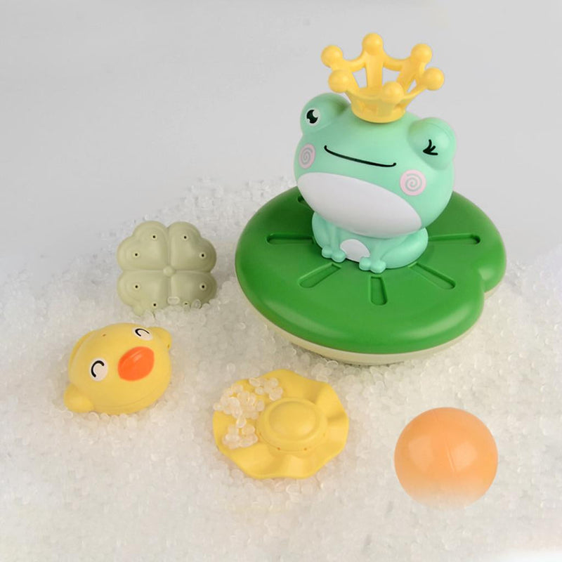 TubTales – Lustiges Frosch Brunnenspielzeug mit sprühendem Wasser für interaktive Badezeit