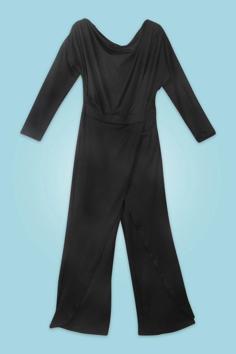 Mia - Eleganter Ein Schulter Flow Jumpsuit