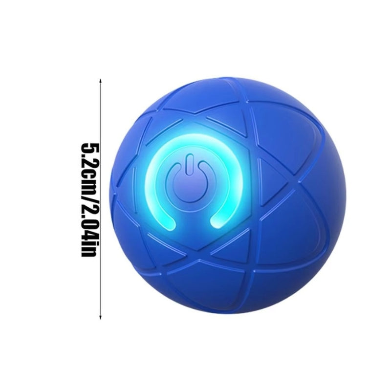 VibraPaws – Interaktiver rollender Spielzeugball mit Bewegung und Lichtern für Haustiere