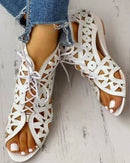 Zdenka – Stylische Ausgeschnitten Sandalen mit rutschfester Sohle