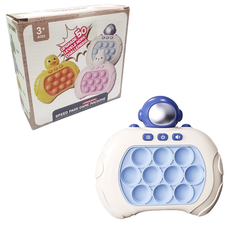 QuickDot – Leuchtende Zappelspielkonsole mit Schnelldrück Blasen Herausforderung