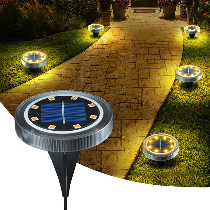 GlowNest - LED Solarbetriebene wasserdichte Gartenlichter