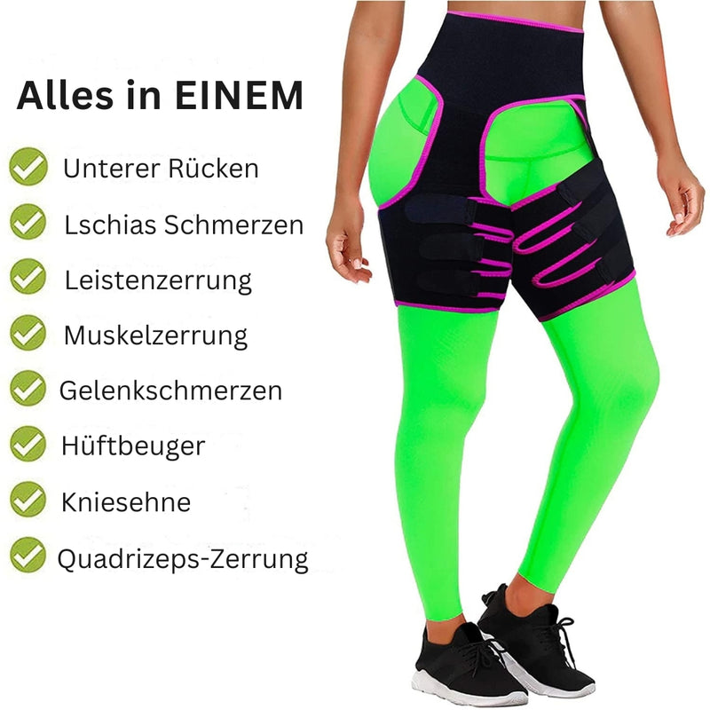 BodyTone - Verstellbarer Hüft und Oberschenkelstützgürtel zur Linderung von Ischiasschmerzen